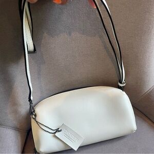 White Crossbody Purse || Danier